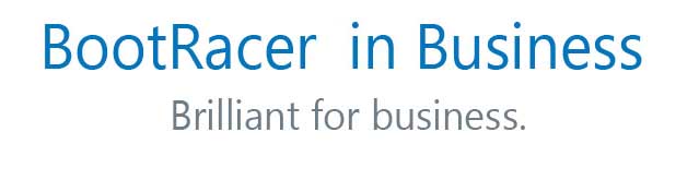 BootRacer 4 in Business. Brilliant for business.