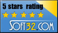 5 Stars Pick at Soft32.com