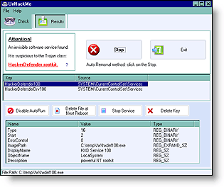 Hacker Defender Rootkit Removal