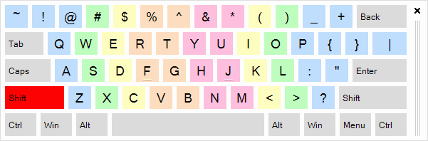 JustType's On-Screen Keyboard