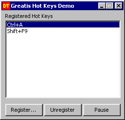 Hot Keys Demo