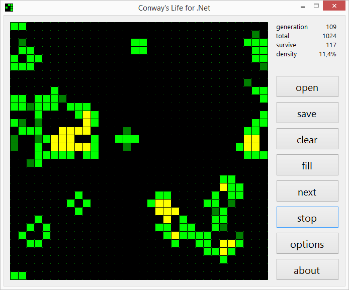 Conway's Game of Life Control and Application
