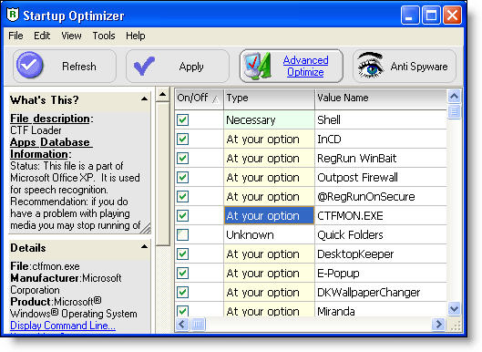 Startup Optimizer