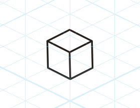 1/2 isometric projection